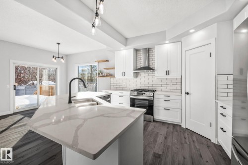 69 Hamilton Crescent, St. Albert, AB - Indoor Photo Showing Kitchen With Double Sink With Upgraded Kitchen