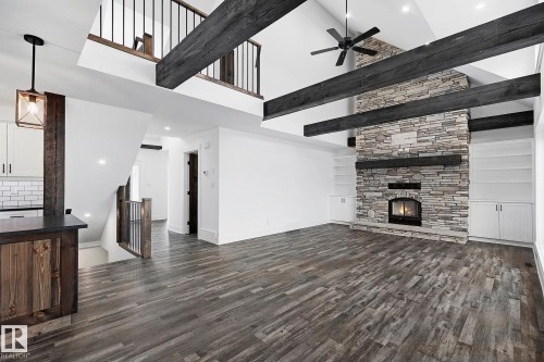 6 52019 Rge Rd 20, Rural Parkland County, AB - Indoor With Fireplace