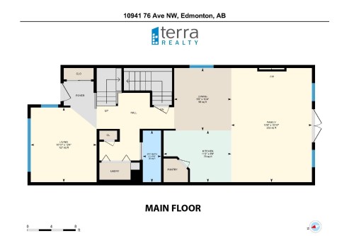 Main Floor Floorplan - 10941 76 Avenue, Edmonton, AB - Other