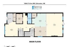 Main level floorplan - 