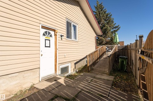 View of exterior entry - 2349 Millbourne Road W, Edmonton, AB - Outdoor With Exterior