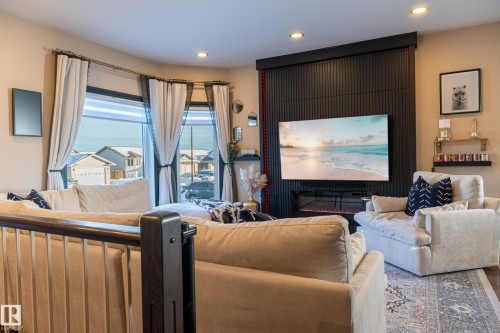 1509 14 Avenue, Cold Lake, AB - Indoor Photo Showing Living Room With Fireplace