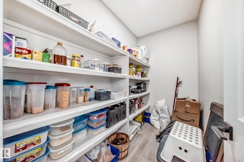 View of storage area - 4930 Hawthorn Place, Edmonton, AB - Indoor With Storage