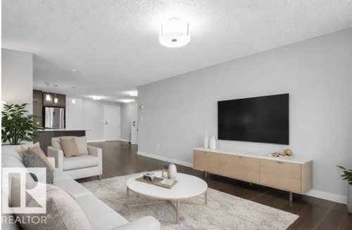 115 2207 44 Avenue, Edmonton, AB - Indoor Photo Showing Living Room