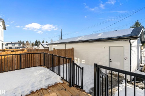 7509 Rowland Road, Edmonton, AB - Outdoor With Deck Patio Veranda With Exterior