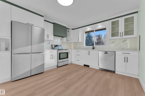 3808 17A Avenue, Edmonton, AB - Indoor Photo Showing Kitchen