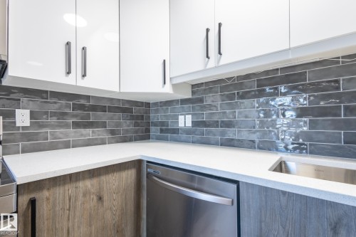 14035 121 Street, Edmonton, AB - Indoor Photo Showing Kitchen With Double Sink