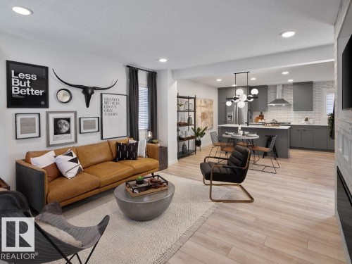 509 Aster Drive, Edmonton, AB - Indoor Photo Showing Living Room