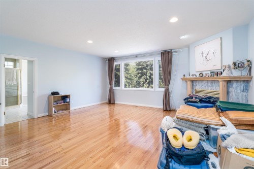 10812 5 Avenue, Edmonton, AB - Indoor Photo Showing Other Room With Fireplace