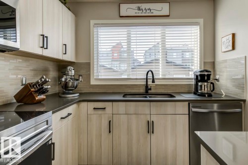 4317 Prowse Link Link, Edmonton, AB - Indoor Photo Showing Kitchen With Double Sink
