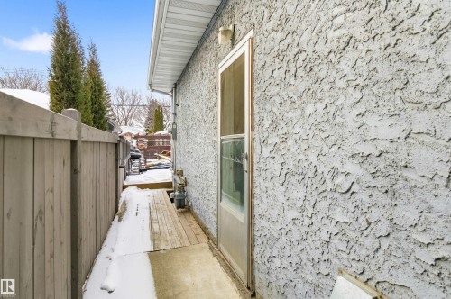 View of property exterior with stucco siding - 10332 82 Street, Edmonton, AB - Outdoor