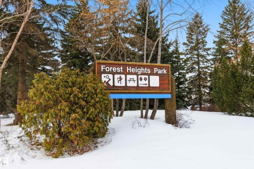 View of community sign - 10332 82 Street, Edmonton, AB - Outdoor