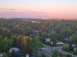 Aerial view at dusk of a city view and a residential view - 