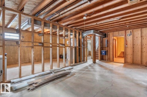 Misc room with concrete floors - 3810 110 Avenue, Edmonton, AB - Indoor Photo Showing Basement