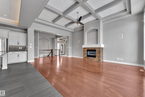 4107 Westcliff Heath, Edmonton, AB - Indoor With Fireplace