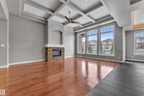 4107 Westcliff Heath, Edmonton, AB - Indoor With Fireplace