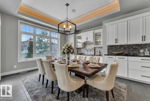 4107 Westcliff Heath, Edmonton, AB - Indoor Photo Showing Dining Room