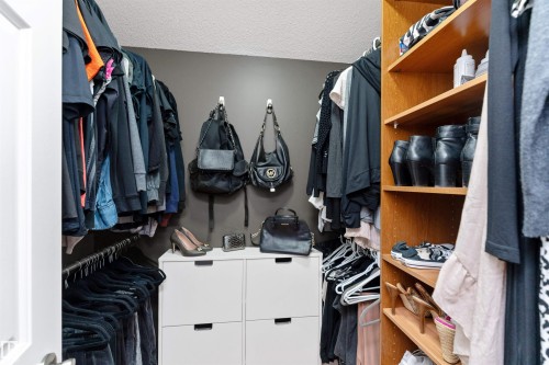 View of walk in closet - 5628 188A Street, Edmonton, AB - Indoor With Storage
