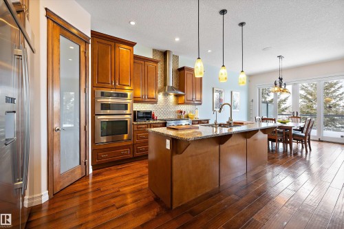 1190 Adamson Drive, Edmonton, AB - Indoor Photo Showing Kitchen With Upgraded Kitchen