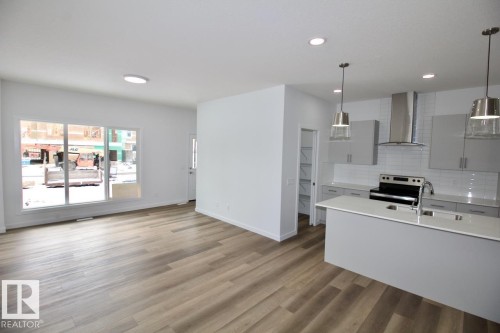 3104 Challand Lane, Edmonton, AB - Indoor Photo Showing Kitchen With Double Sink