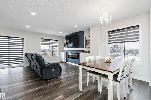 1 3305 Orchards Link, Edmonton, AB - Indoor With Fireplace