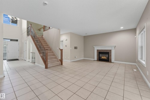 976 Hollingsworth Bend, Edmonton, AB - Indoor With Fireplace