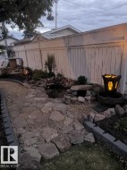 View of fenced backyard - 