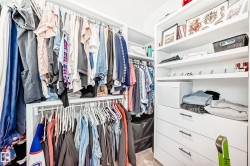 View of walk in closet - 