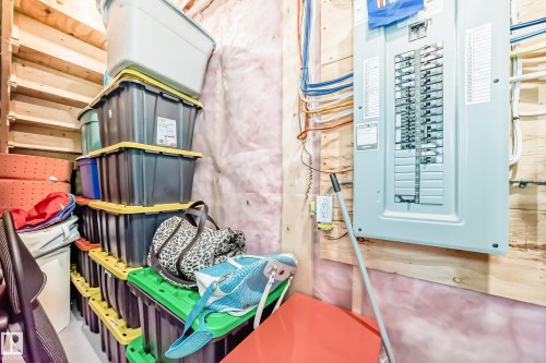 Storage area with electric panel - 8321 80 Avenue, Edmonton, AB -  Photo Showing Other Room