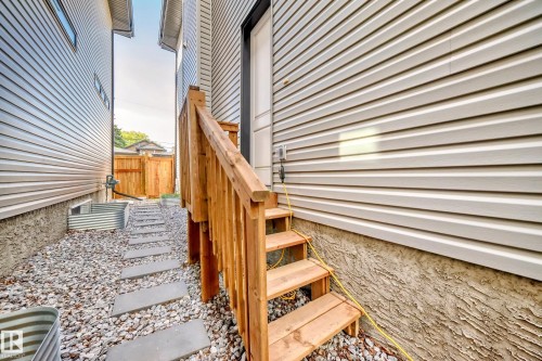 View of stairs - 8321 80 Avenue, Edmonton, AB - Outdoor