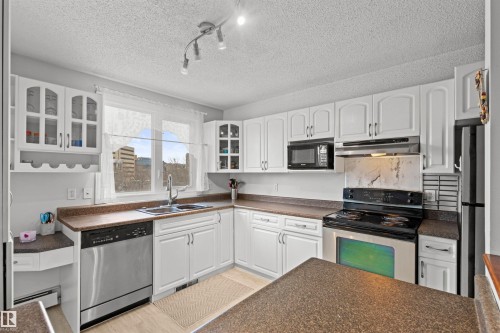 602 9929 113 Street, Edmonton, AB - Indoor Photo Showing Kitchen With Double Sink