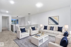 Living area with carpet - 