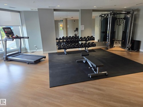 206 1316 Windermere Way, Edmonton, AB - Indoor Photo Showing Gym Room
