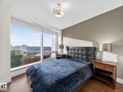 Bedroom with wood finished floors - 