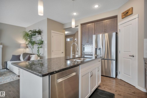 2394 Cassidy Way, Edmonton, AB - Indoor Photo Showing Kitchen With Double Sink With Upgraded Kitchen