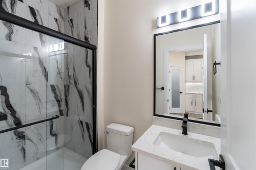 Main floor 3 piece bathroom! - 8319 81Ave, Edmonton, AB - Indoor Photo Showing Bathroom