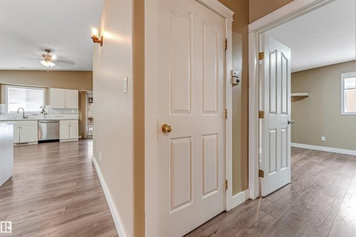 Corridor with light wood-type flooring - 6741 162A Avenue, Edmonton, AB - Indoor