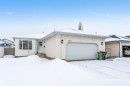 Ranch-style home featuring stucco siding and an attached garage - 6741 162A Avenue, Edmonton, AB  - Outdoor 