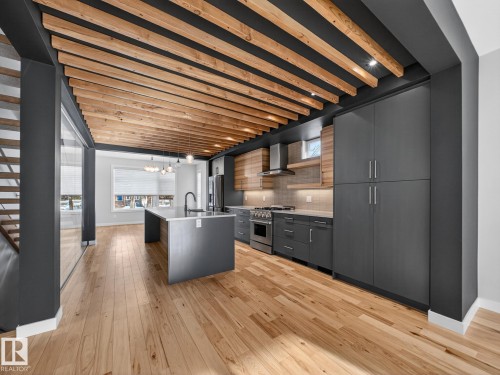 9803 74 Avenue, Edmonton, AB - Indoor Photo Showing Kitchen