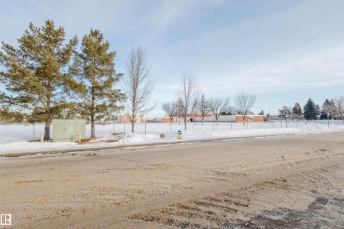 View of yard layered in snow - 13315 134 Avenue, Edmonton, AB - Outdoor With View