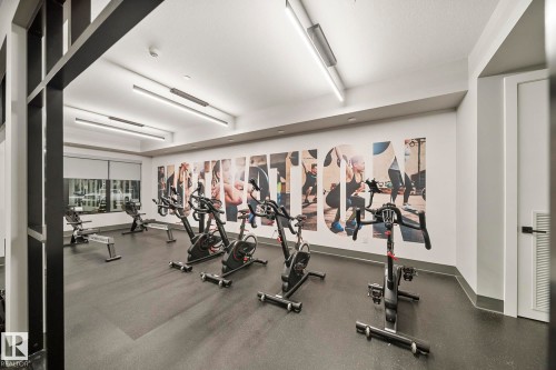 401 7471 May Common, Edmonton, AB - Indoor Photo Showing Gym Room