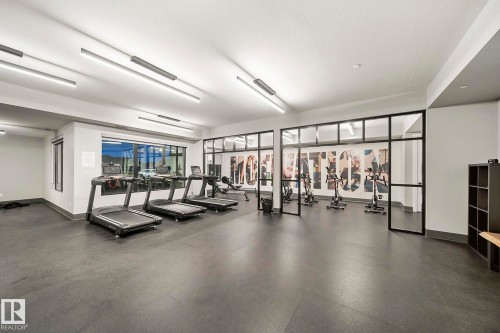 401 7471 May Common, Edmonton, AB - Indoor Photo Showing Gym Room