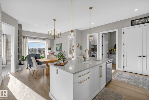 401 7471 May Common, Edmonton, AB - Indoor Photo Showing Kitchen With Upgraded Kitchen