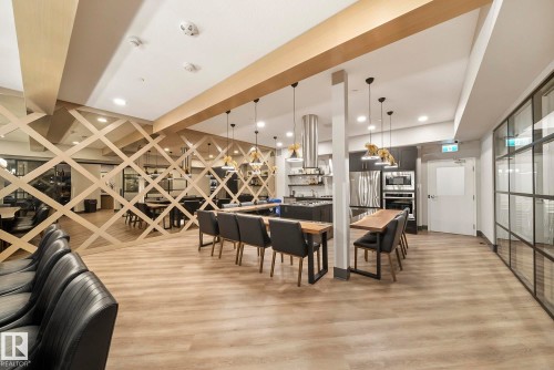 401 7471 May Common, Edmonton, AB - Indoor Photo Showing Dining Room