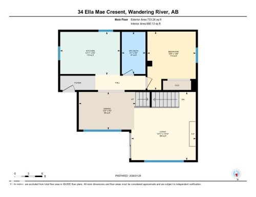 View of floor plan / room layout - 34 Ella Mae Crescent, Athabasca Town, AB - Other
