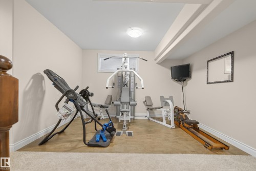 10309 Villa Avenue, Edmonton, AB - Indoor Photo Showing Gym Room