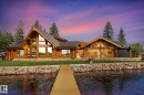 #1 Martin Road, Rural Lac Ste. Anne County, AB  - Indoor With Fireplace 