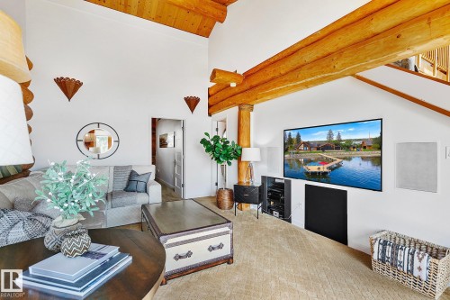 #1 Martin Road, Rural Lac Ste. Anne County, AB - Indoor Photo Showing Living Room
