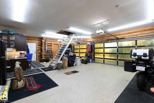 #1 Martin Road, Rural Lac Ste. Anne County, AB - Indoor Photo Showing Garage