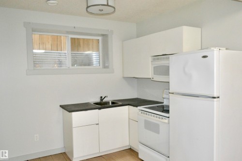 8950 81 Avenue, Edmonton, AB - Indoor Photo Showing Kitchen With Double Sink